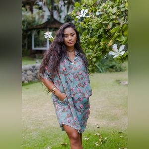 Waiwaolani Charlie Dress in birthday green